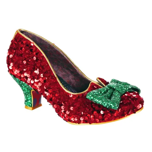 Irregular Choice Dazzling Diva Womens Heels Shoes 3.5 Red