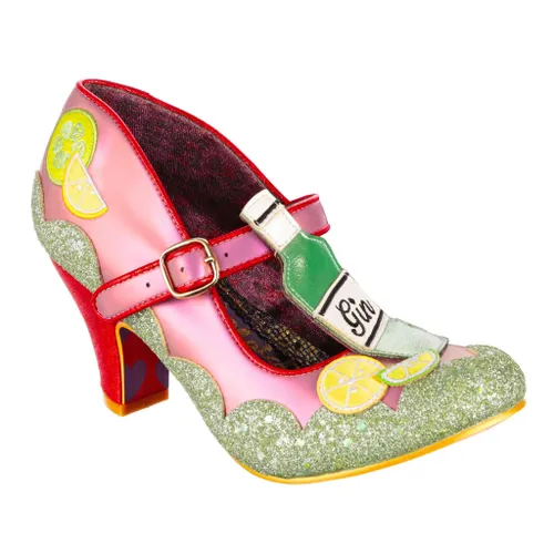 Irregular Choice G to The T Womens Shoes Heels Gin Glitter