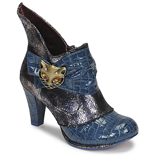 Irregular Choice  MIAOW  women's Low Ankle Boots in Marine