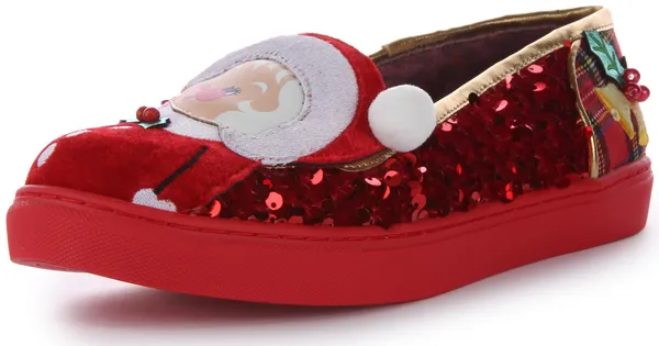 Irregular Choice Sparkly Clause Trainers