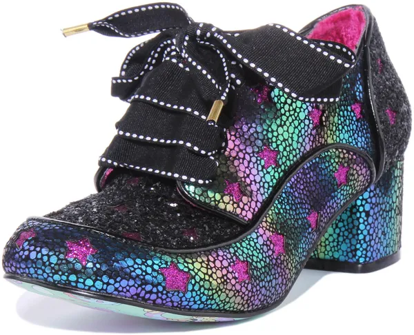 Irregular Choice Supernova 5 Womens Shoes Black