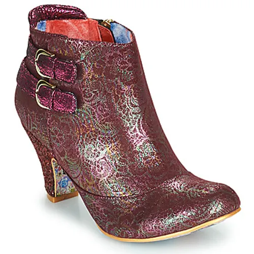 Irregular Choice  THINK ABOUT IT  women's Low Ankle Boots in Bordeaux