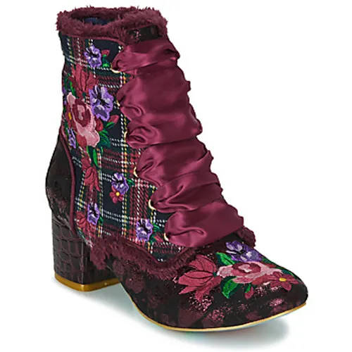 Irregular Choice  TOASTY TOES  women's Low Ankle Boots in Bordeaux