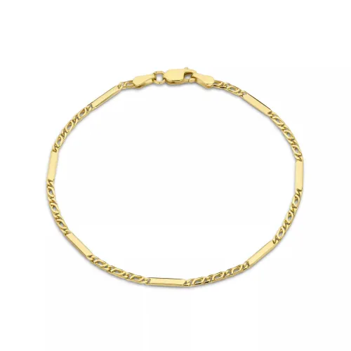 Isabel Bernard Bracelets - Isabel Bernard Rivoli Alice 585er Golden Gliederar - gold - Bracelets for ladies
