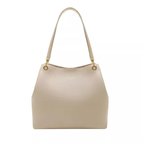 Isabel Bernard Bucket Bags - Femme Forte Annabelle Taupe Calfskin Leather Shoul - beige - Bucket Bags for ladies