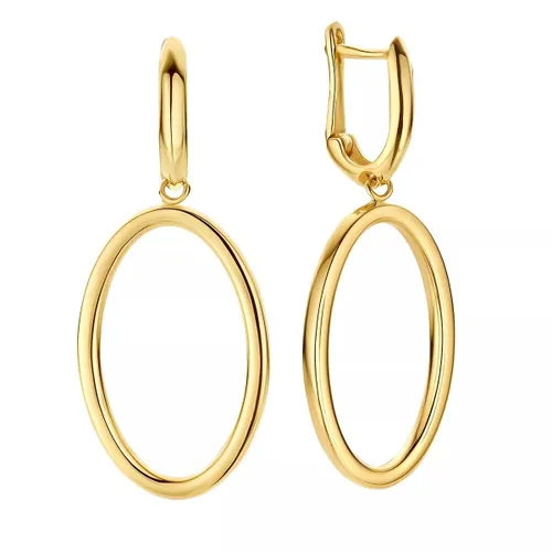 Isabel Bernard Earrings - Aidee Annette 14 karat gold link drop earrings - gold - Earrings for ladies