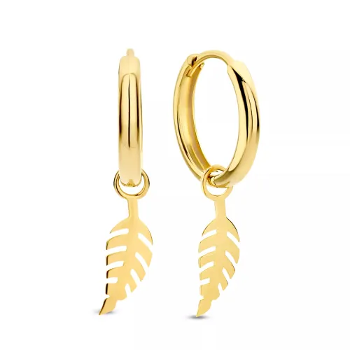 Isabel Bernard Earrings - Isabel Bernard Monceau Giselle 585er Golden Creole - gold - Earrings for ladies