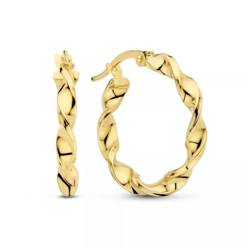 Isabel Bernard Earrings - Isabel Bernard Rivoli Odette 585er Golden Creolen - gold - Earrings for ladies