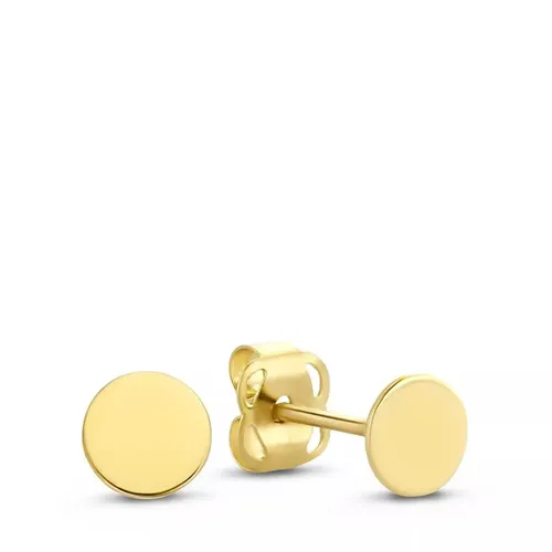 Isabel Bernard Earrings - Le Marais Jeanne 14 Karat Ear Studs With Coin - gold - Earrings for ladies