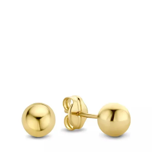 Isabel Bernard Earrings - Rivoli Coco 14 Karat Ear Studs With Sphere - gold - Earrings for ladies
