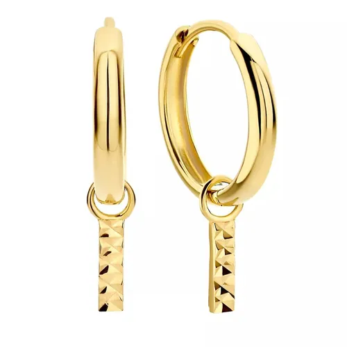 Isabel Bernard Earrings - Rivoli Laura 14 karat hoop earrings - gold - Earrings for ladies
