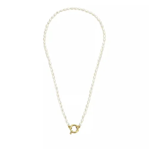 Isabel Bernard Necklaces - Aidee Marissa 14 karat necklace with Freshwater pe - gold - Necklaces for ladies