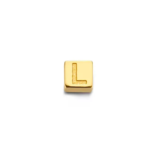 Isabel Bernard Pendants & Charms - L Gold Le Carré Felie 14 Karat Cube Charm - gold - Pendants & Charms for ladies