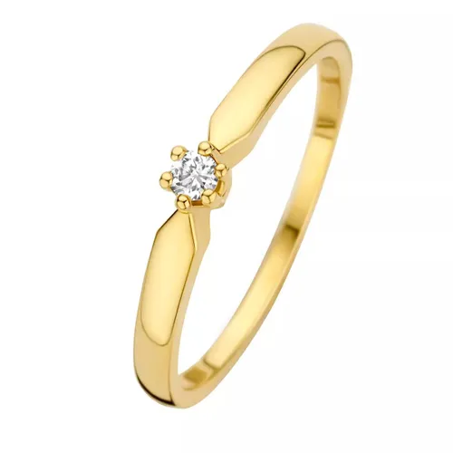 Isabel Bernard Rings - De la Paix Emily 14 karat ring  diamond 0.05 ct - gold - Rings for ladies
