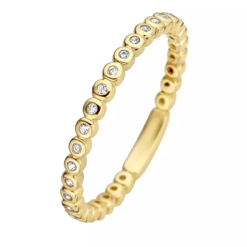 Isabel Bernard Rings - Le Marais Aélys 14 Karat Ring With Zirconia - gold - Rings for ladies