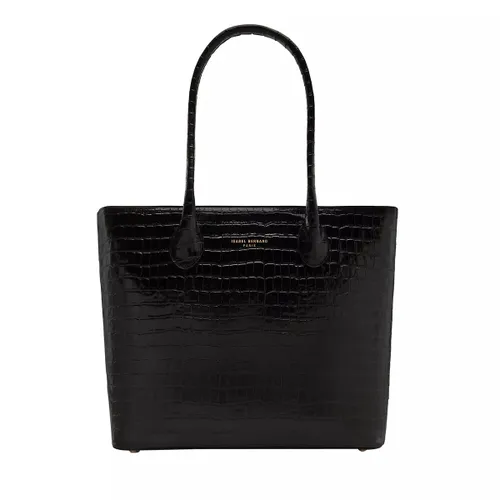 Isabel Bernard Tote Bags - Honoré Lysanne Croco Black Calfskin Leather Should - black - Tote Bags for ladies