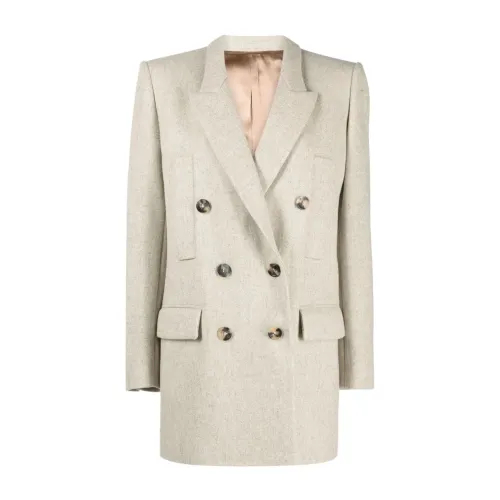 Isabel Marant , Beige Aw23 Women Jackets Coats ,Beige female, Sizes: