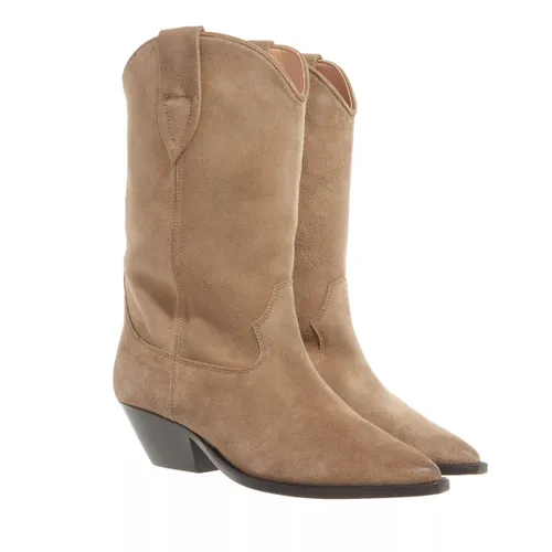 Isabel Marant Boots & Ankle Boots - Boots Calf Velvet Leather - taupe - Boots & Ankle Boots for ladies