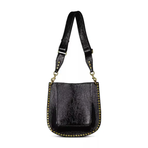 Isabel Marant Crossbody Bags - Glänzende Handtasche Oskan aus Leder 4810463612143 - black - Crossbody Bags for ladies