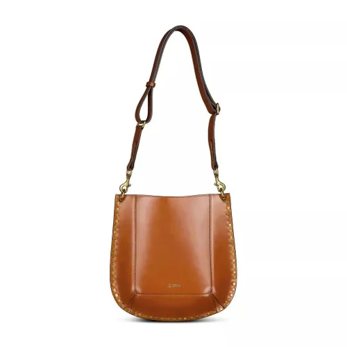 Isabel Marant Crossbody Bags - Handtasche mit Nieten aus Glattleder 4810463654741 - cognac - Crossbody Bags for ladies