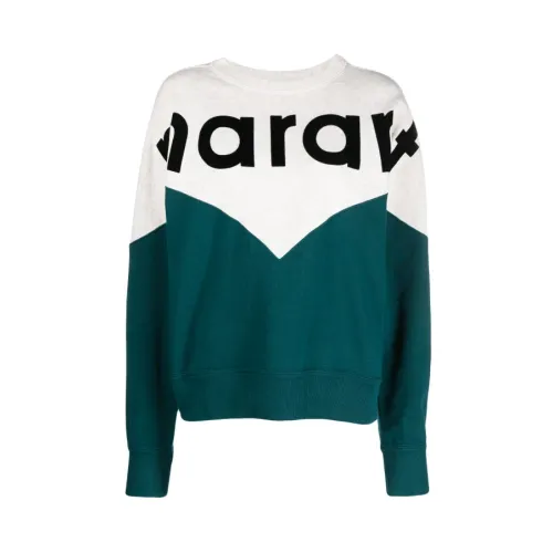Isabel Marant Étoile , Stylish Sweaters for Women ,Green female, Sizes: