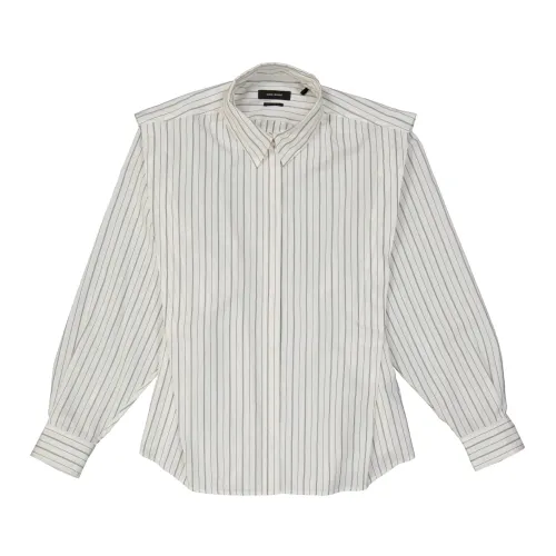 Isabel Marant Étoile , White Silk Blend Button-Up Shirt ,White female, Sizes: