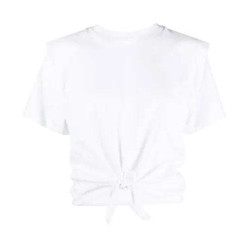 Isabel Marant Étoile , White Zelikia Tee Shirt ,White female, Sizes: