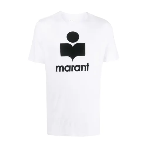 Isabel Marant , Karman Logo T-Shirt ,White male, Sizes: