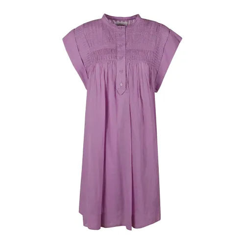 Isabel Marant , Leazali Mini Dress ,Purple female, Sizes: