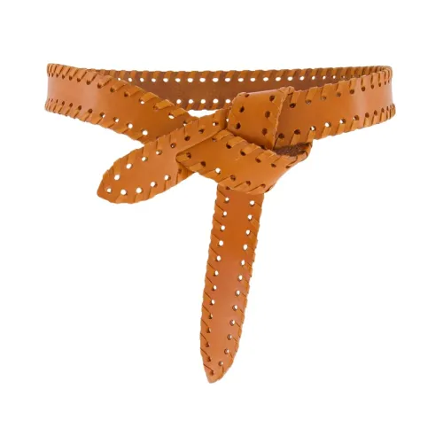 Isabel Marant , Lecce Knotted Leather Belt ,Brown female, Sizes: