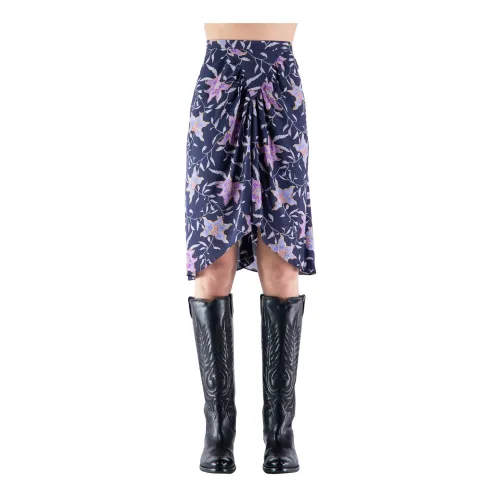 Isabel Marant , Midi Skirts ,Purple female, Sizes: