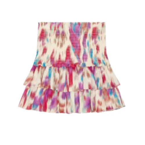 Isabel Marant , Naomi Short Cotton Skirt ,Multicolor female, Sizes:
