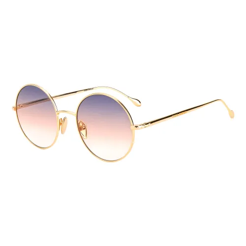 Isabel Marant , Rose Gold/Blue Pink Shaded Sunglasses ,Yellow female, Sizes: