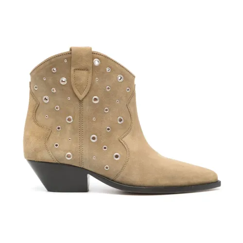 Isabel Marant , Womens Shoes Ankle Boots Beige Ss24 ,Beige female, Sizes: