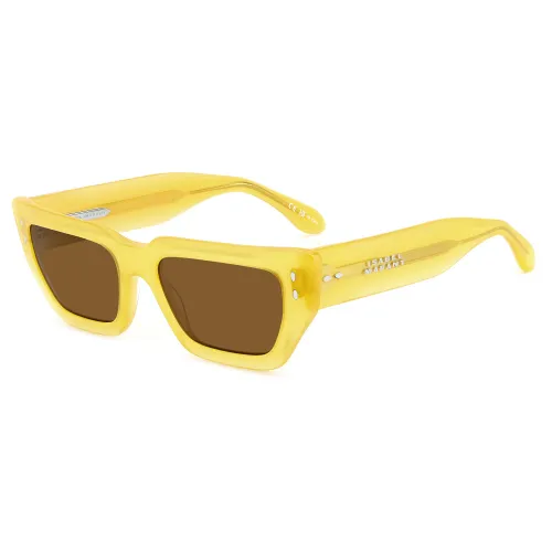 Isabel Marant , Yellow/Brown Sunglasses ,Yellow female, Sizes: