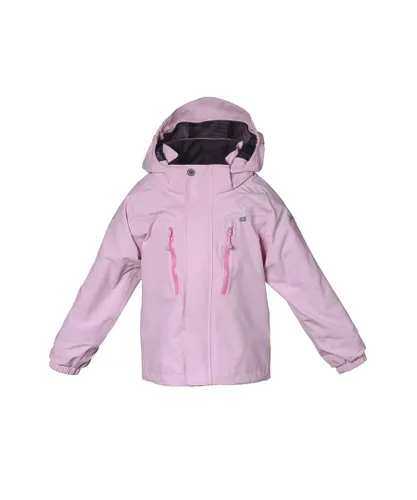 Isbjorn Childrens Unisex Storm Hardshell Jacket - Pink Nylon