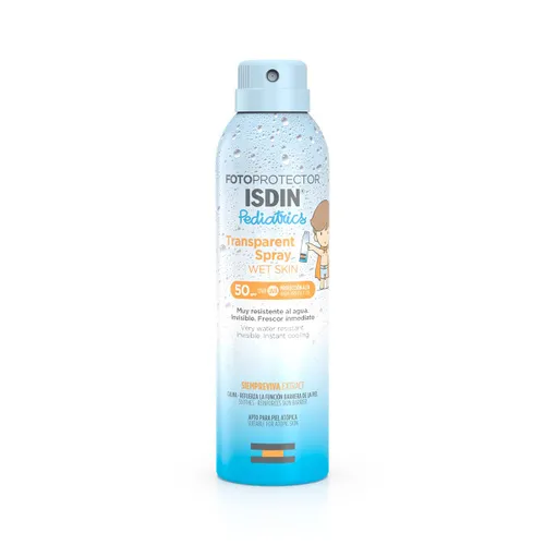 ISDIN Wet Skin Pediatrics Sunscreen Transparent Spray