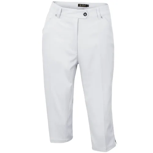 Island GREEN Womens Golf Capri Trousers - White - UK 14
