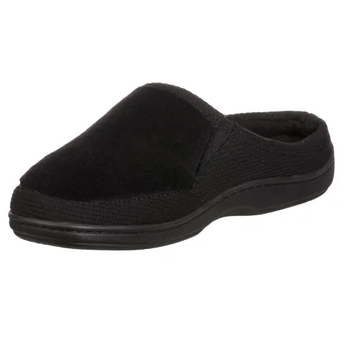 isotoner Men's Microterry and Waffle Travis Slip-on