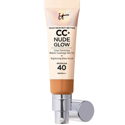 IT Cosmetics CC+ and Nude Glow Lightweight Foundation and Glow Serum with SPF40 32ml (Various Shades) - Tan