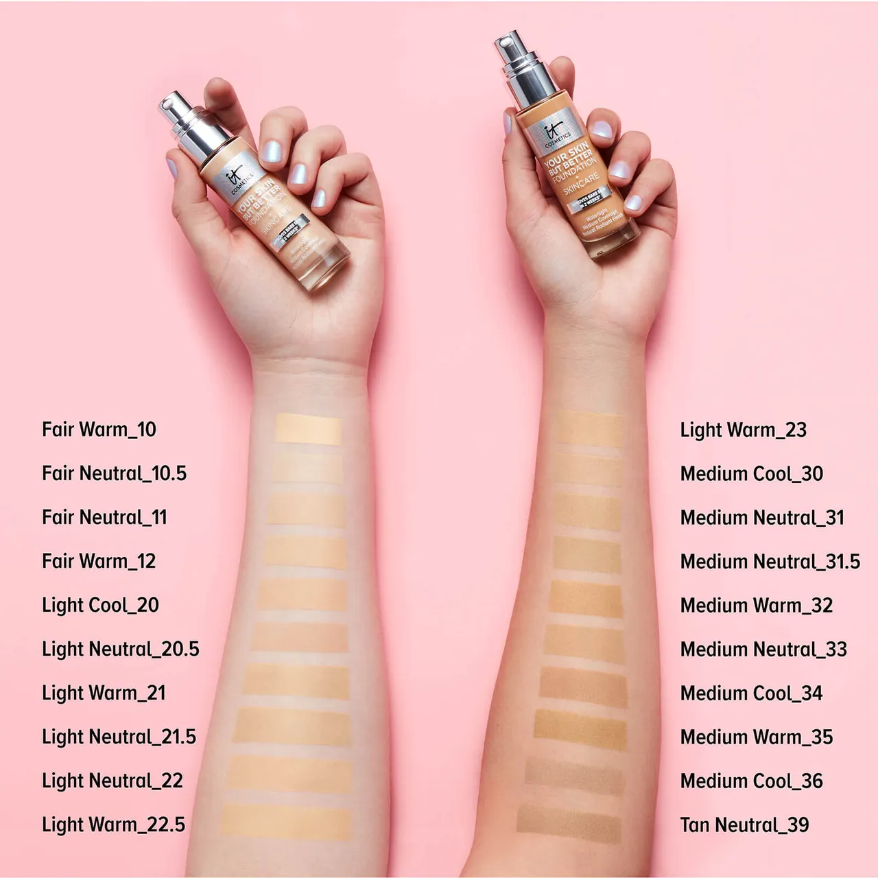 IT Cosmetics Your Skin But Better Foundation and Skincare 30ml (Various Shades) - 64 Deep Cool