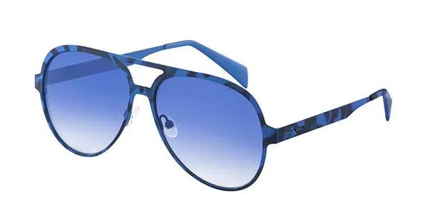 Italia Independent II 0021 023.000 Men's Sunglasses Blue Size 58