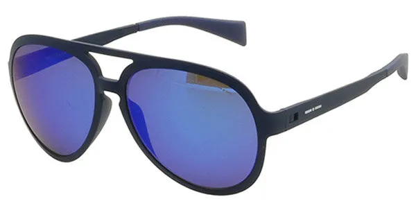 Italia Independent II 0115 022.000 Men's Sunglasses Blue Size 56