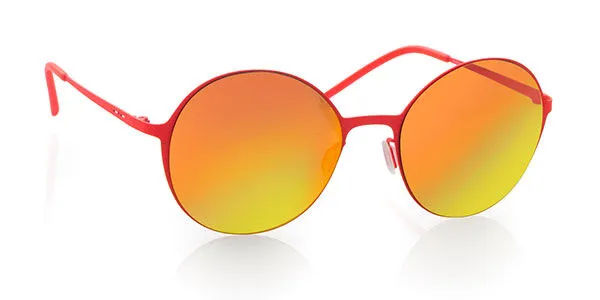 Italia Independent II 0201 055.000 Men's Sunglasses Orange Size 51