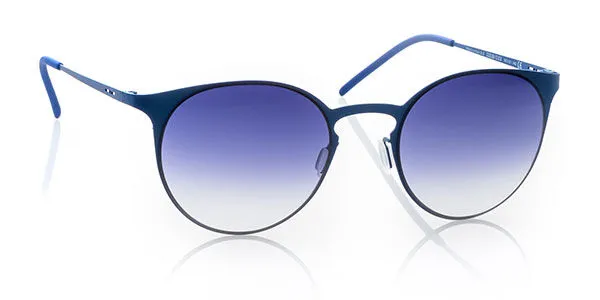 Italia Independent II 0208 022.000 Men's Sunglasses Blue Size 50