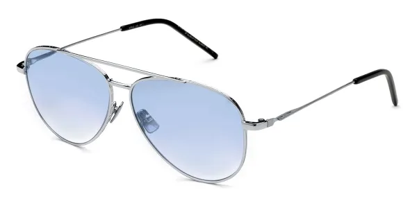 Italia Independent II 0310 075.GLS Men's Sunglasses Silver Size 57