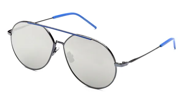 Italia Independent II 0312 021.022 Men's Sunglasses Grey Size 60