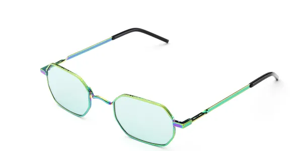 Italia Independent II 0332 OLG.GLS Men's Sunglasses Green Size 47