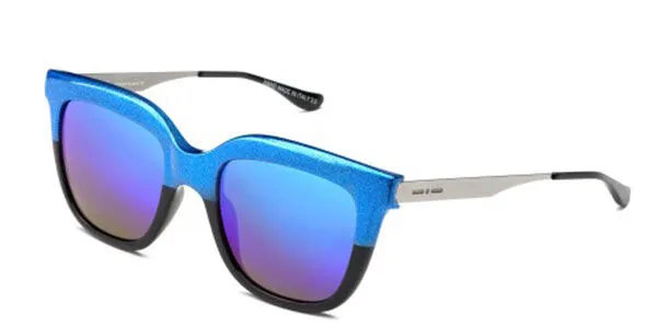 Italia Independent II 0806 HAF.022 Women's Sunglasses Blue Size 51
