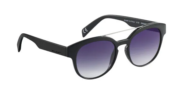 Italia Independent II 0900C 009.000 Men's Sunglasses Black Size 50